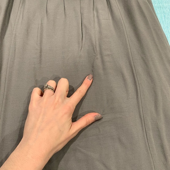 Banana Republic gray beaded yoke cut out dress - Picture 6 of 6